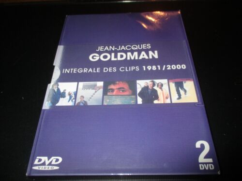 COFFRET 2 DVD "JEAN-JACQUES GOLDMAN : L'INTEGRALE DES CLIPS 1981 - 2000" - Foto 1 di 2