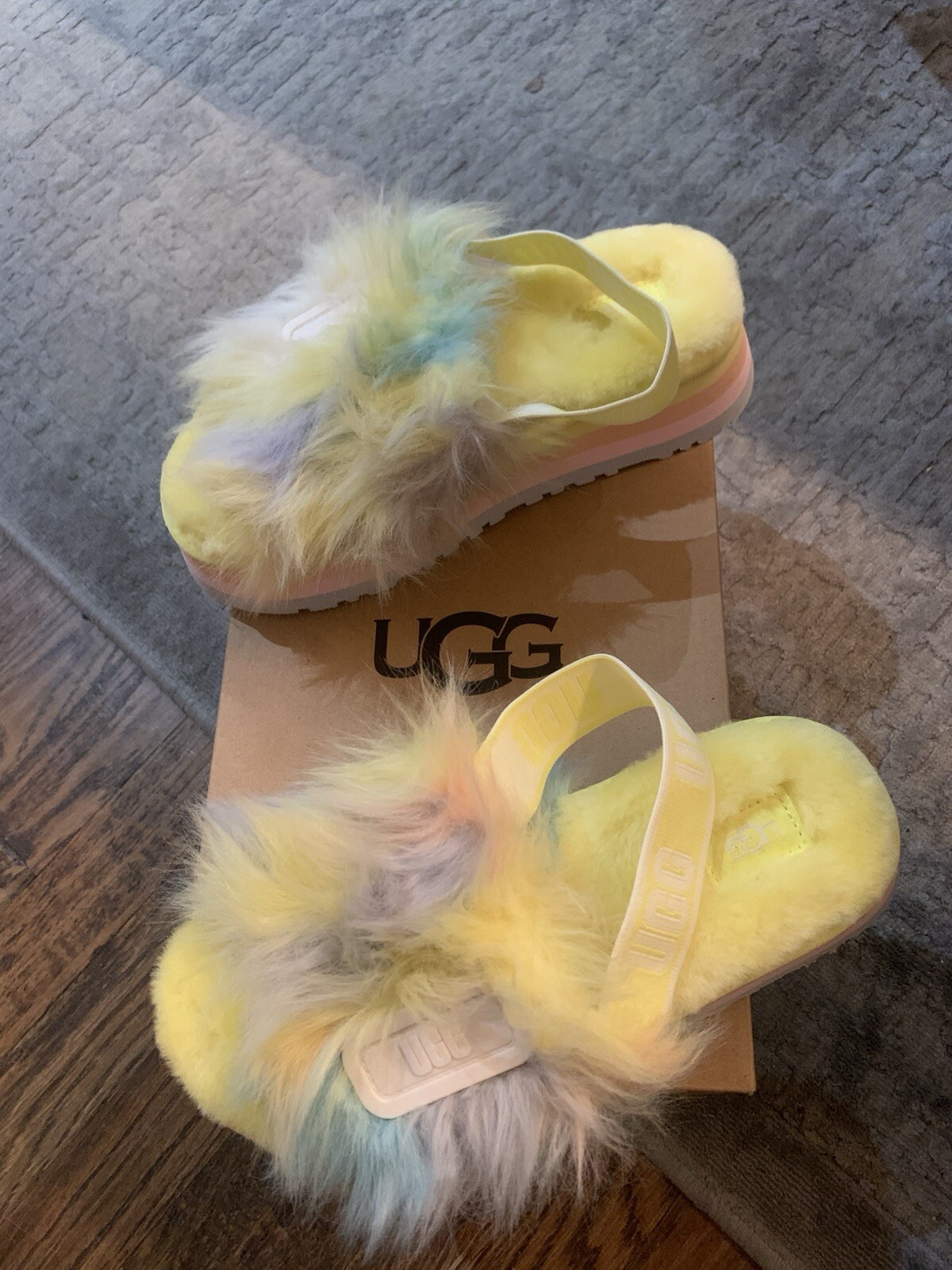 SAOLA Scivoli nuovi UGGs Disco suola grossa colore pastello taglia 8 US donna