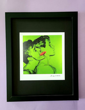 ANDY WARHOL + RARE  SIGNED + QUERELLE PRINT FRAMED