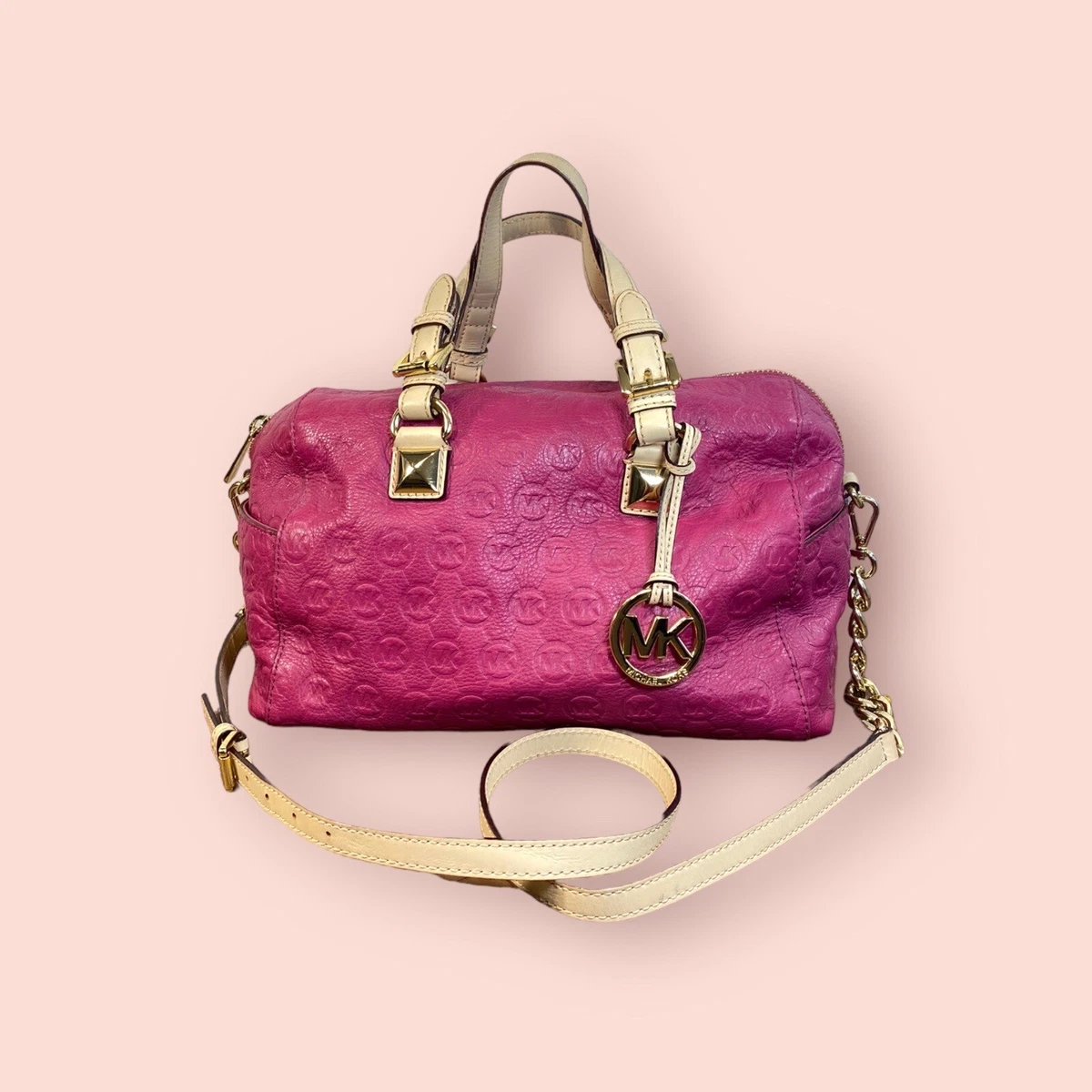 Michael kors sales hot pink bag