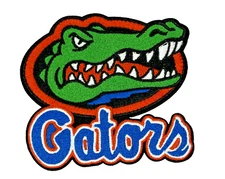 Florida Gators Tide Team Logo Embroidered 3.5in Iron / Sew-On Patch