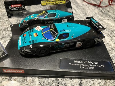 Carrera Evolution Maserati MC12 FIA GT 2005 Vitaphone 10 Collectors ! Slot Car