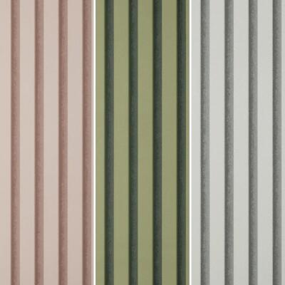 Edles Dekor Akustik Holz Paneele Tapete Modern Stilvoll Trendy Feature Wand