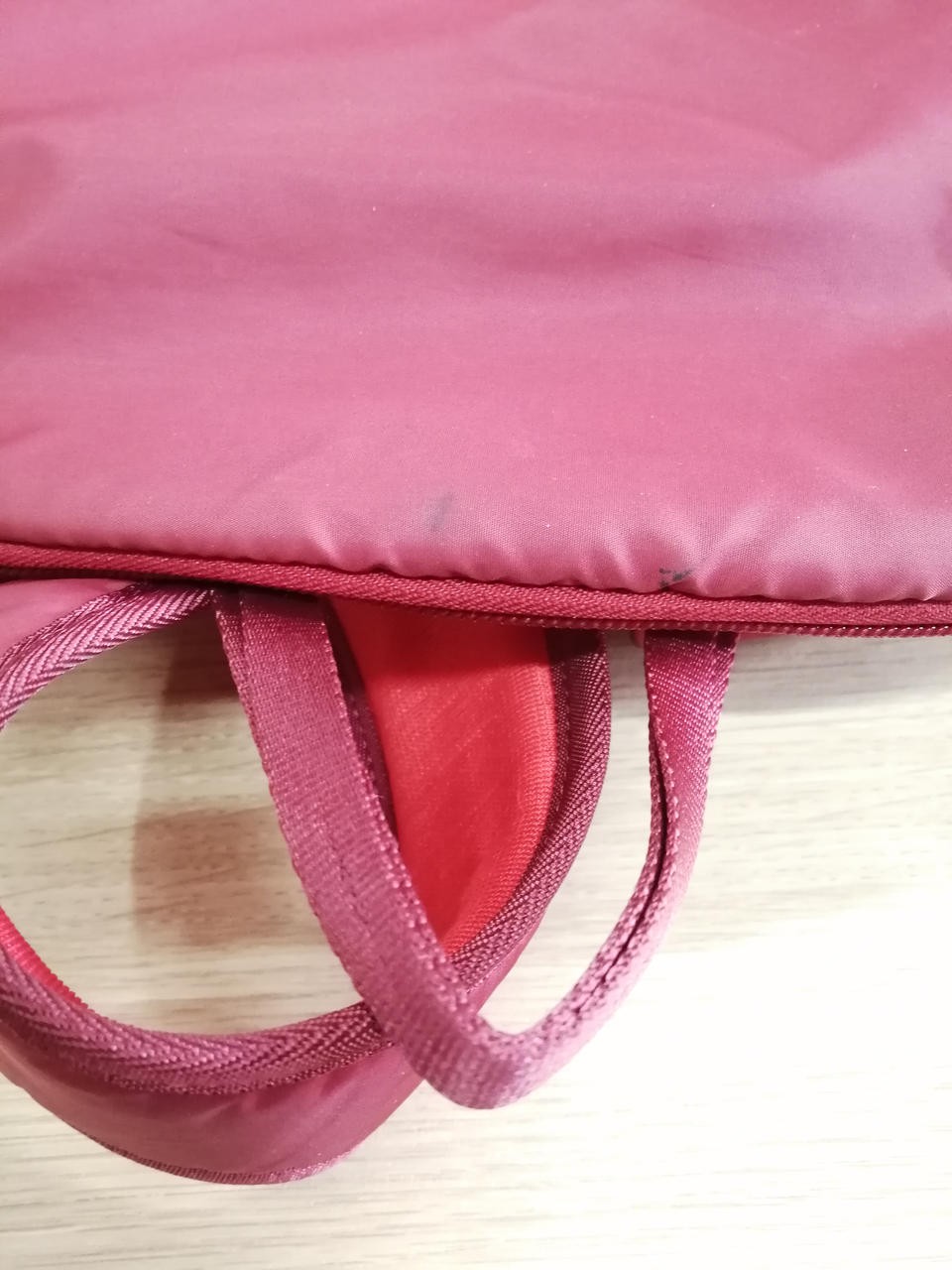 CAPE BACKPACK Model RED Handle Missing Stain PORT… - image 16