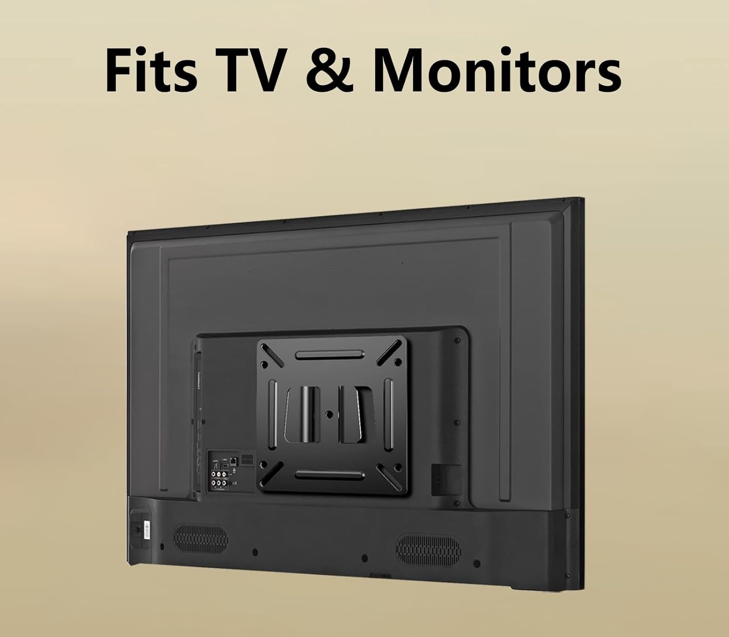 Small TV Wall Mount for 14-27" Screens Fixed Low Profile VESA 100x100mm 33lbs
