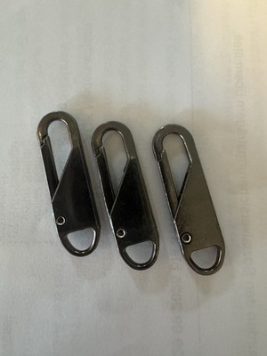 3 x Reißverschlussschieber Zipper Griff Ersatz Anhänger Reparatur-Set