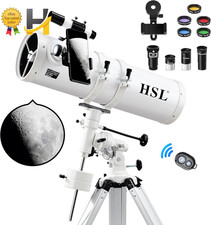 Professional Astronomical Reflector Telescope 150EQ High Powered 150Mm Aperture