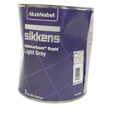 Sikkens Autosurfacer Rapid Light Grey Primer 3L 391612 AkzoNobel Refinish