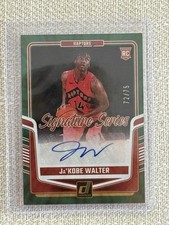 2024-25 Panini Donruss Signature Series Ja'Kobe Walter #SS-JKW 72/75