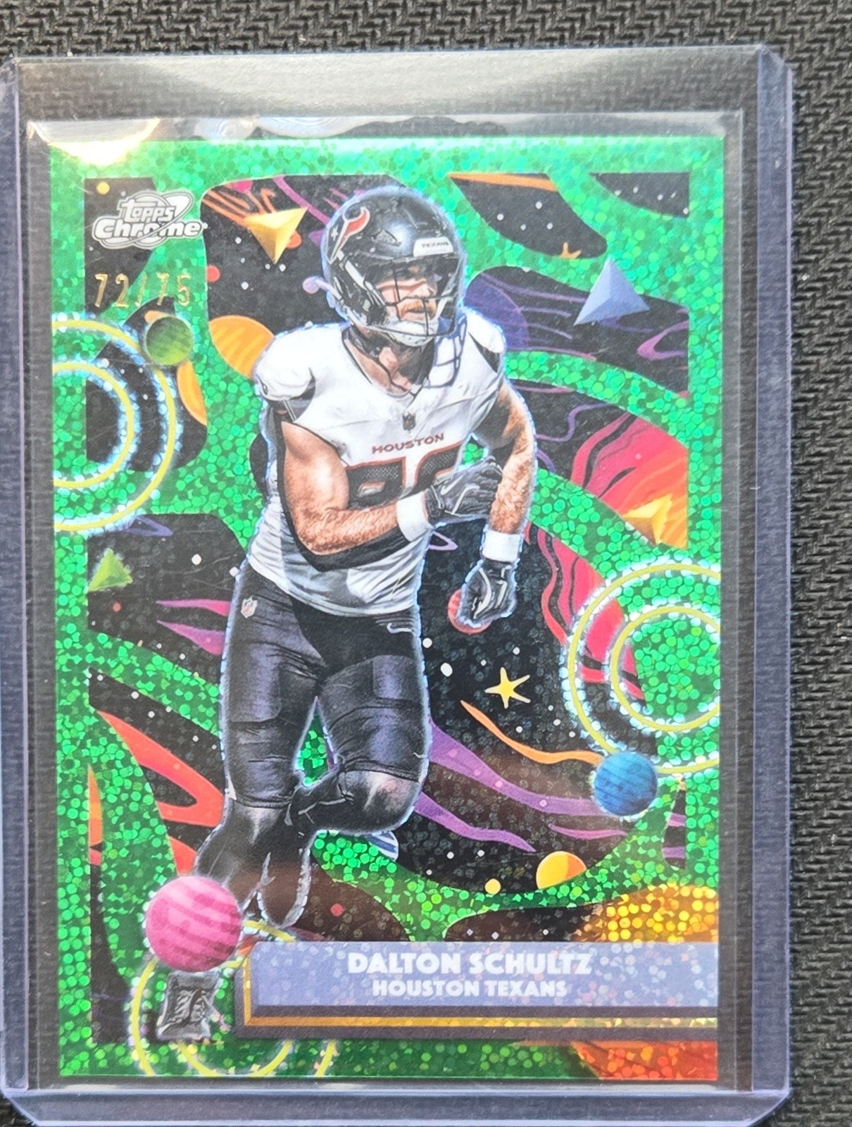 2025 Topps Cosmic Chrome - Dalton Schultz #40 Green Space Dust Refractor /75