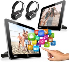 Pyle PLDANDHR1056 Touchscreen Android Car Monitor Headrest Open Box 