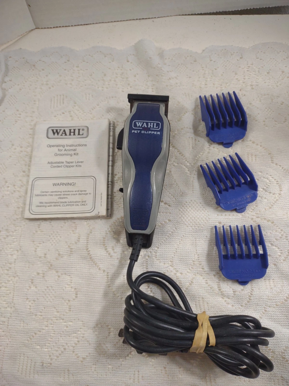 WAHL Animal Grooming Clippers Pet Trimmers Kit HomePro Working Condition