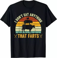 I don't eat anything that farts World Vegetarian Day Gift Tees S-3XL