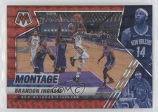2020-21 Panini Mosaic Montage Red Mosaic Prizm Brandon Ingram #16 09br