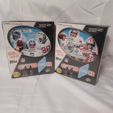 1996 Topps NFL CYBeR CARD CD-ROM Series 1&2 SEALED Box Lot – Sanders Rice, Young
