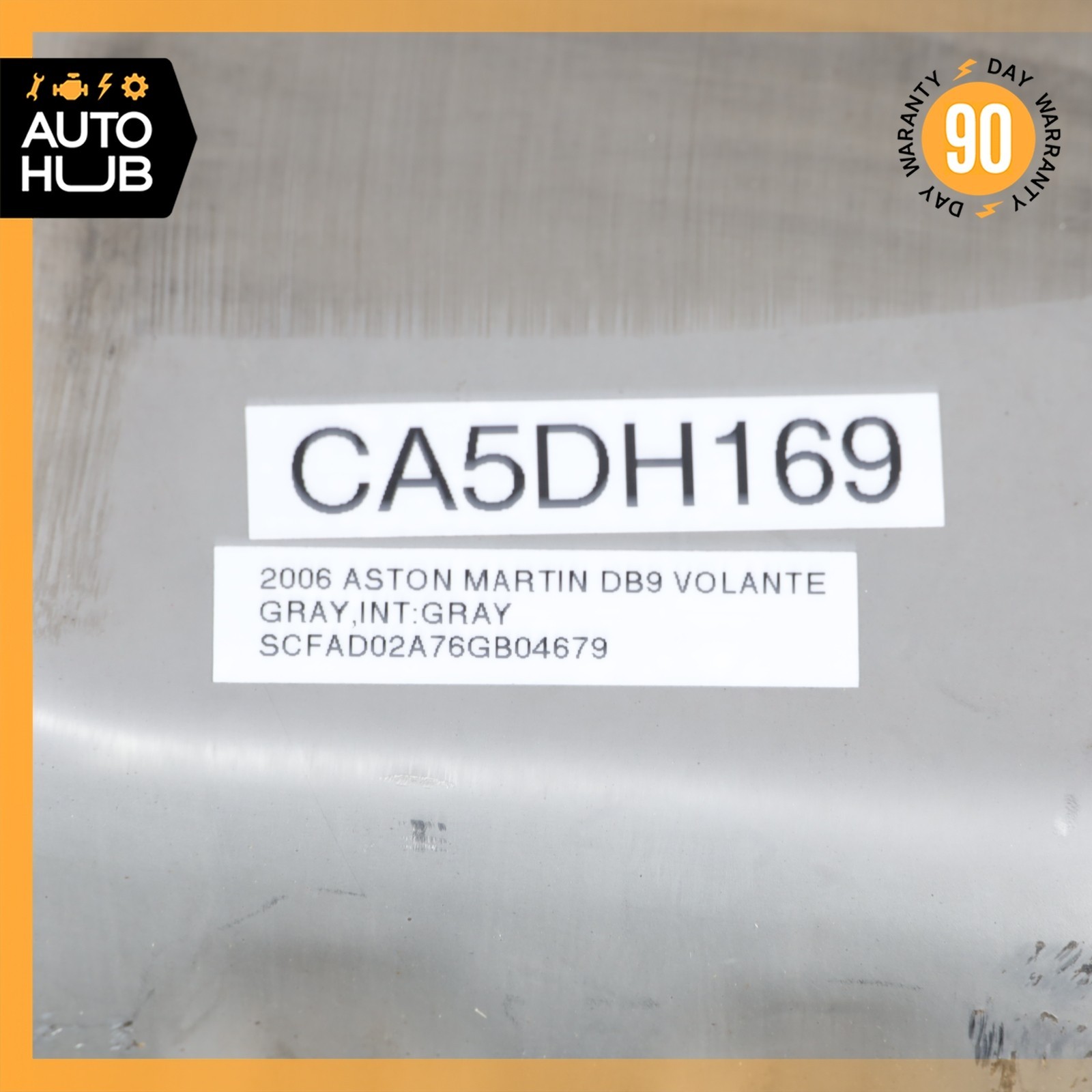 05-16 Aston Martin DB9 DBS 6.0L Dual Exhaust Muffler Assembly 4G435230FB OEM 34k