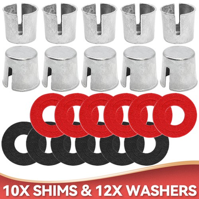 #ad 12x Washers Lead Terminal Caps Top Post Battery 10x Battery Post Terminal Shims $11.99