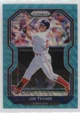 2021 Panini Prizm Teal Wave Prizm Jim Thome #96 HOF rs2