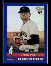 Chad Patrick 2025 Topps Heritage High Number Chrome Blue RC 063/150 [jos137