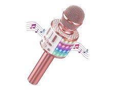 Bluetooth Karaoke Mikrofon Tragbares Handmikrofon Lautsprecher f&uuml;r Gesang KTV