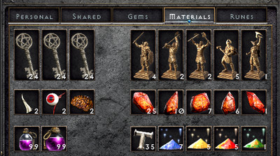 Materials / Key Sets Uber Tristram for Torch Diablo 2 Reign of the Warlock PC