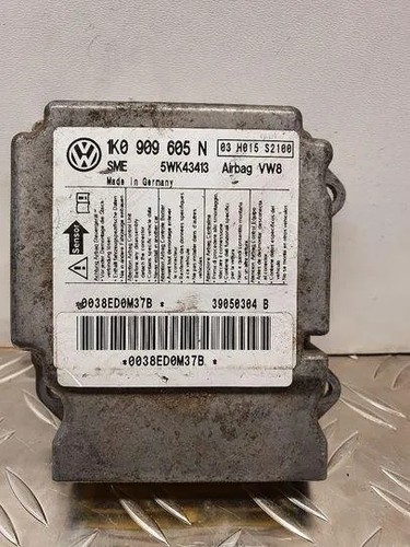 VW GOLF V Variant 1K5 Airbag-Steuergerät 5WK43413 1K0909605N 1.90 24159098