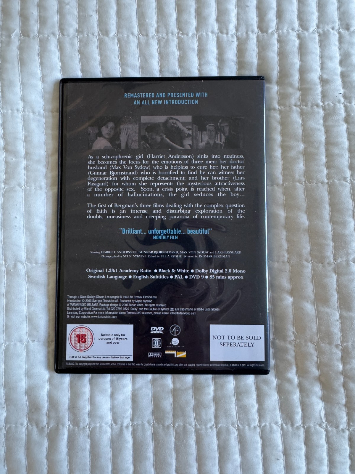 The Ingmar Bergman's Faith Trilogy (Box Set) (DVD, 2008) image 6
