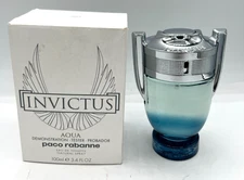 Paco Rabanne Invictus Aqua For Men EDT Spray 3.4oz NEW IN WHITE BOX AS PICTURED