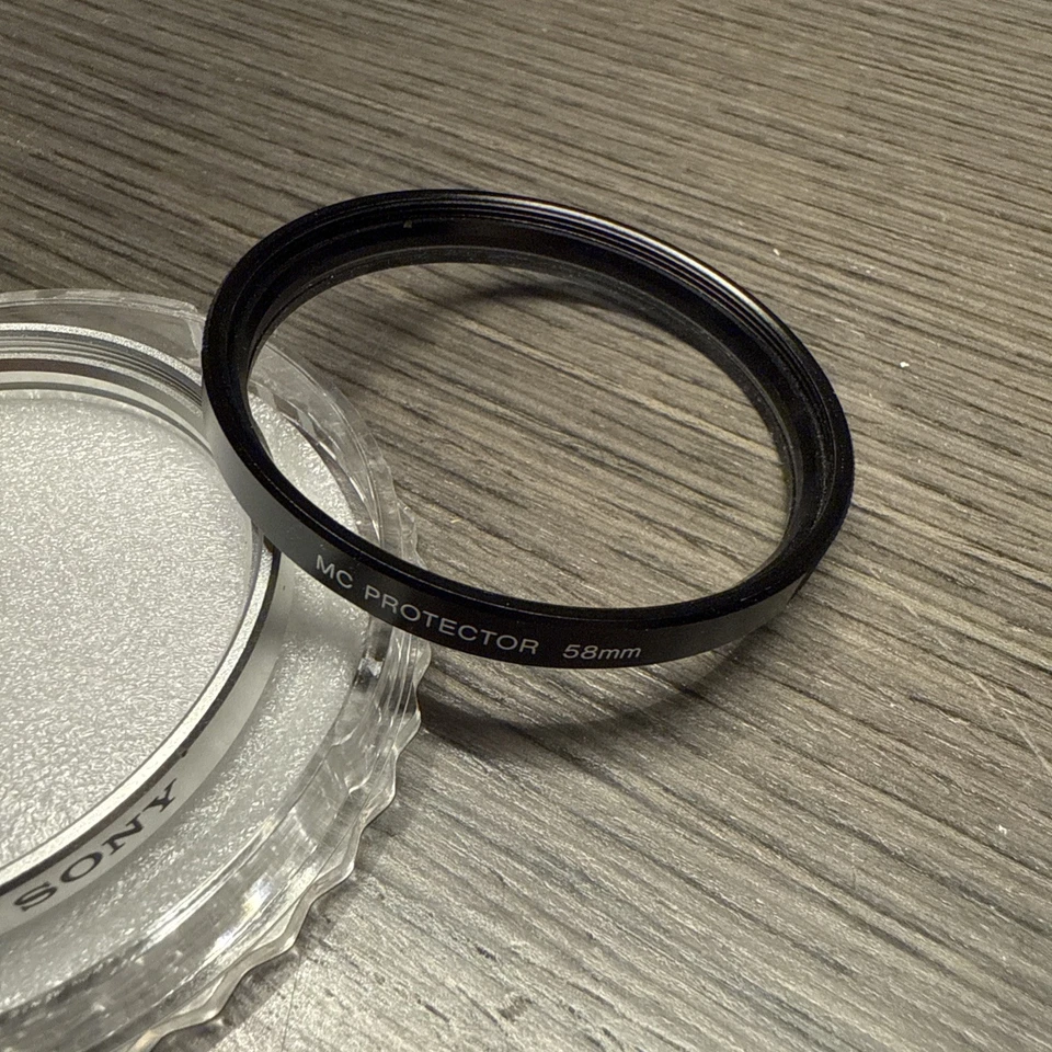 Sony 58mm Original OEM MC Protector Lens Filter Japan Protection Genuine 58 mm - Image 3 of 4