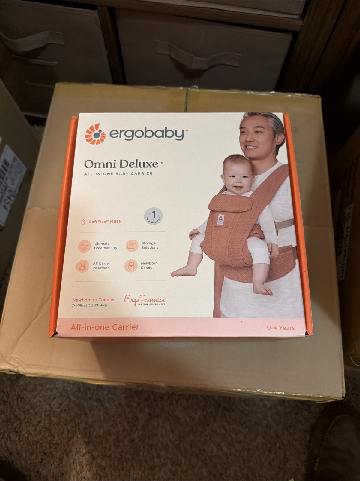 Canyon Clay - Ergobaby Omni Deluxe Mesh |275
