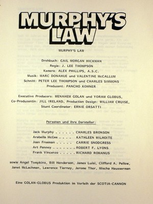 Murphy's Law - Charles Bronson - Presseheft (181)