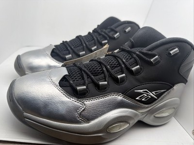 Reebok x Panini Question Mid Black Size Mens 11.5 Allen Iverson GX7925 NIB