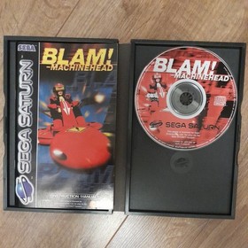 BLAM MACHINEHEAD BOXED WITH  MANUAL SEGA SATURN CONSOLE