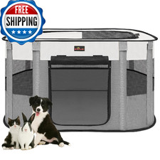 Dog Playpen, Pet Playpen, Foldable Kitten cage Puppy Play Pen, Portable Dog Kenn