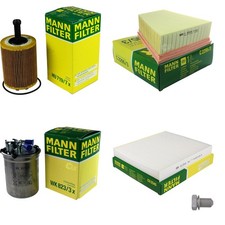 MANN-FILTER Inspektionspaket Filterset für VW Polo 1.9 TDI Skoda Fabia I Combi