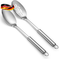 KochlöFfel Set, Edelstahl KüChe Solid SchaumlöFfel, Kochutensilien Set, Mischen