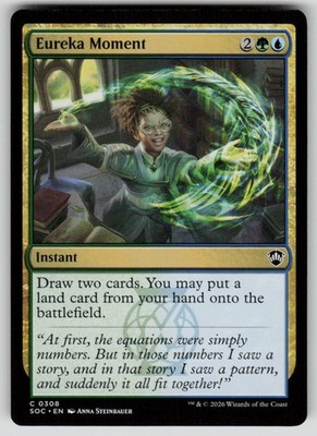 Eureka Moment Common Commander: Secrets of Strixhaven 308 MTG Near Mint 2026