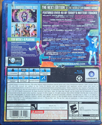 Ubisoft Just Dance 2014 PS4 2014 E10+ NTSC-U/C Multiplayer Online Game