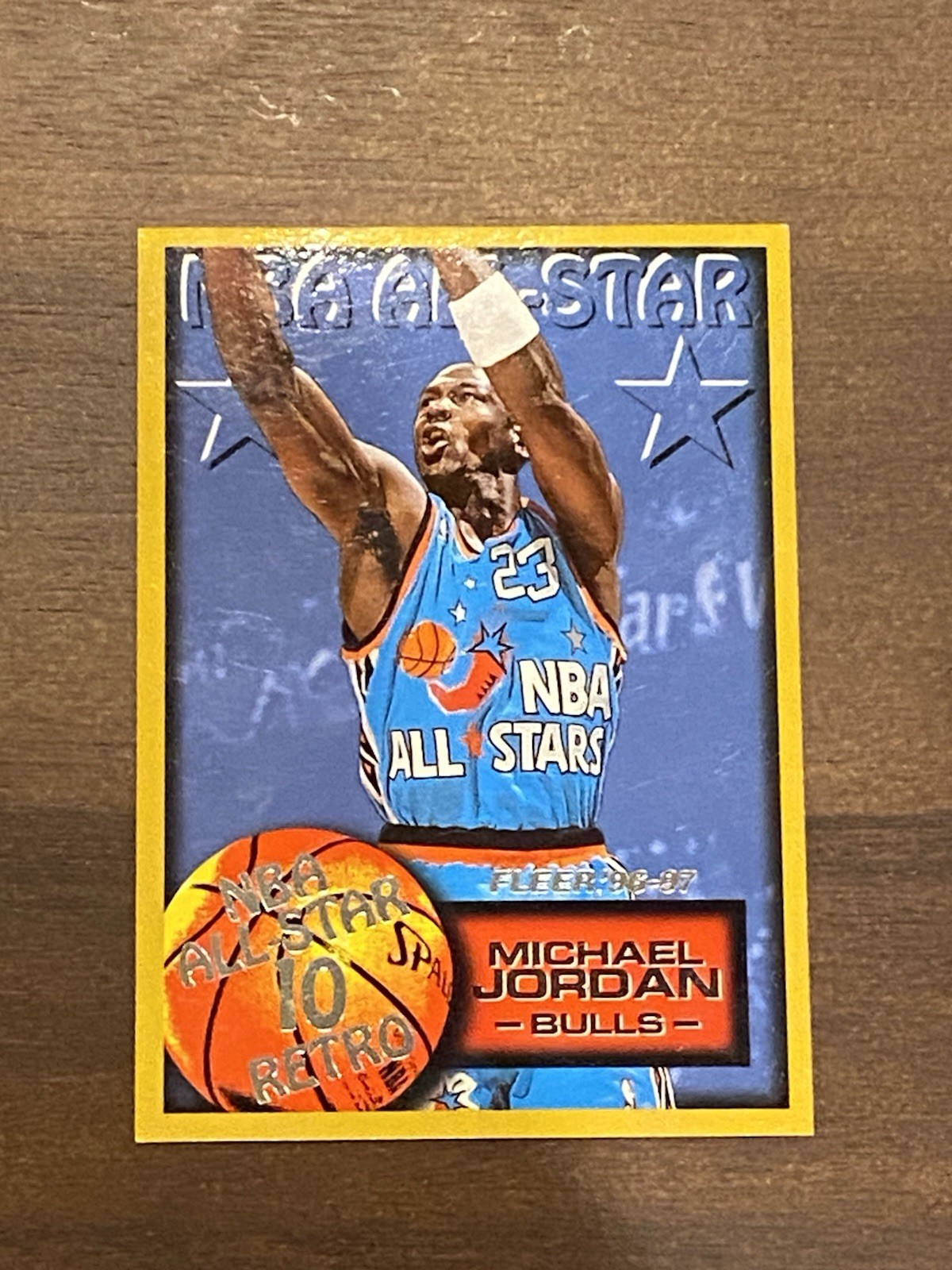 1996-97 Fleer NBA All-Star Retro Michael Jordan #282 HOF Bills PWE 🐐🐐 v2