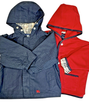 BURBERRY BABY 2 Jackets Sz 12 Months