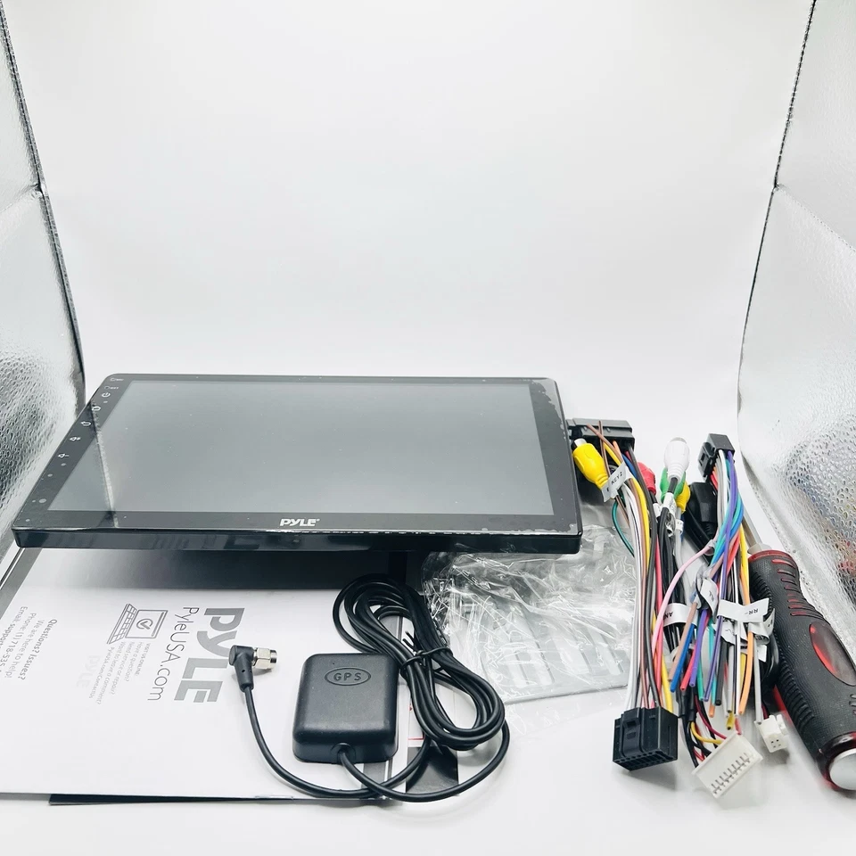 Pyle PLINTBL10 10.1" Bluetooth Wifi GPS USB Double DIN Receiver w/ Touchscreen - Image 3 of 4