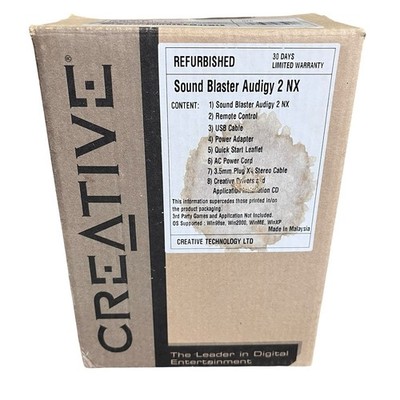 Creative Sound Blaster Audigy 2NX SB0090 PC SoundBlaster PCI Audio Card Remote