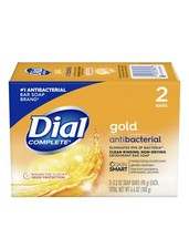 Dial Gold Antibacterial Deodorant Soap, 2 Pack, Total 3.2 Ounce Pack of 2
