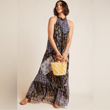 Anthropologie Maeve Katrina Maxi Dress XS