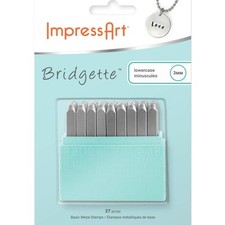 Impressions Art Bridgette Lowercase Minuscules 3mm New 27 piece