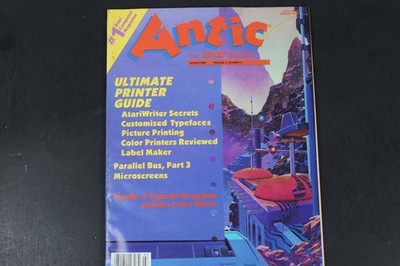 Antic Magazine March 1985 Ultimate Printer Guide Atari Computer  Vintage Gaming