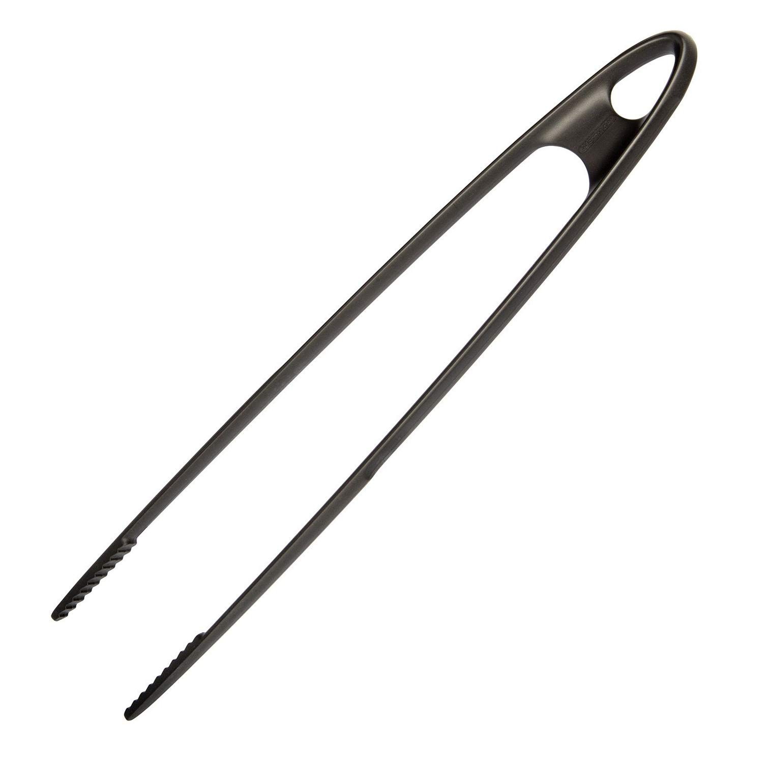 Westmark Brat- und Servierpinzette, Grillzange, Kunststoff, Länge: 29 cm, Schwar