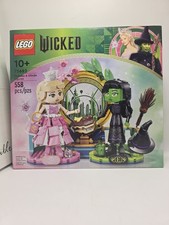 Genuine LEGO WICKED Elphaba & Glinda Figures (75682) 558 Pieces Brand New Sealed