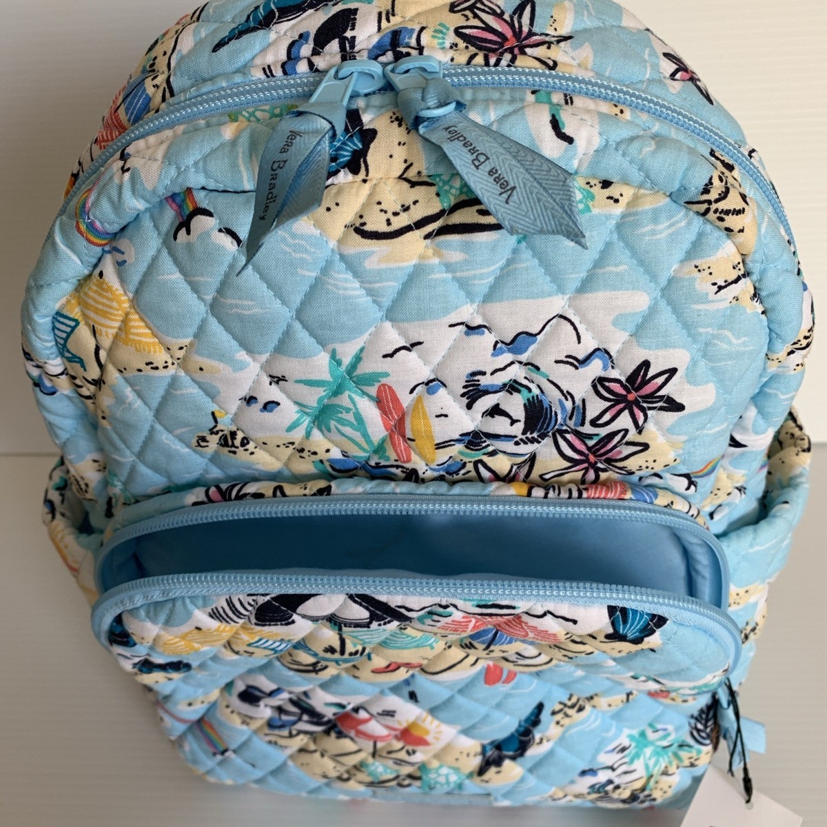 Vera Bradley Beach Treasures Pattern Essential Compact 