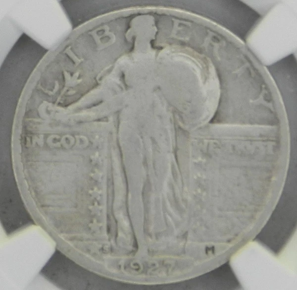 1927 S SLQ Standing Liberty Quarter NGC VG Details [cleaned] [C] - Image 3 of 4